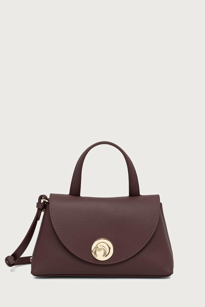 Coccinelle Crossbody kabelka dámska kožená NIKLA burgundské E1.TOA.18.02.01