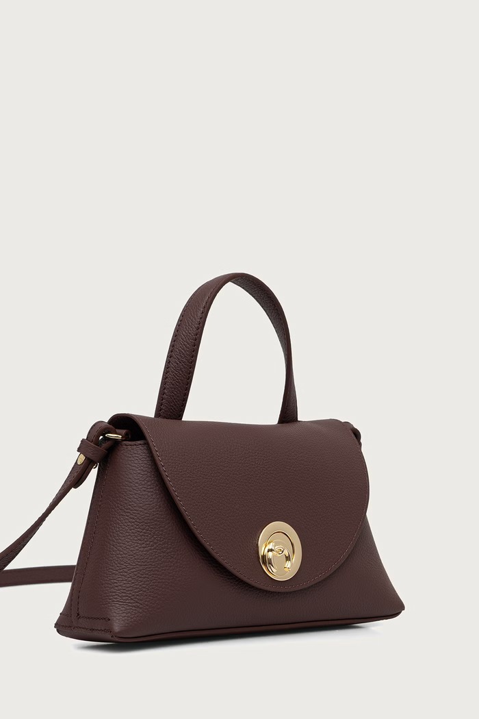 Coccinelle Crossbody kabelka dámska kožená NIKLA E1.TOA.18.02.01 burgundské SS26