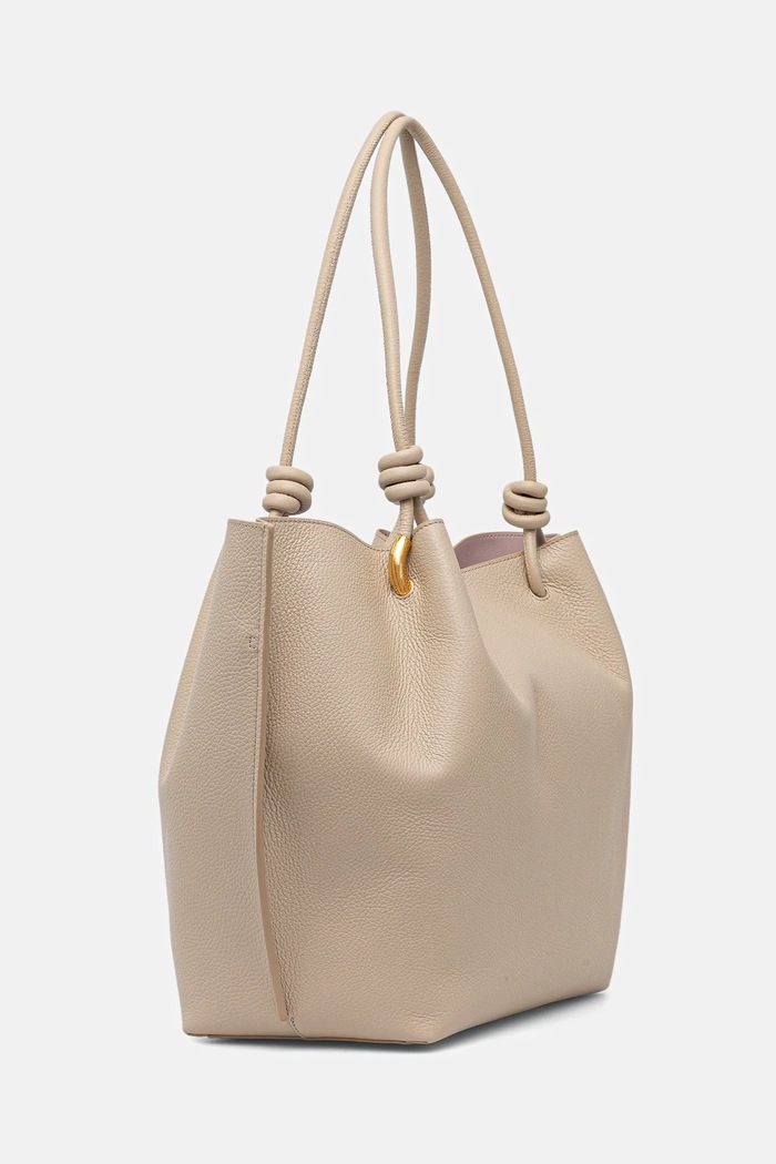 Coccinelle torebka shopper damska skórzana FINN E1.U07.11.01.01 beżowy SS26