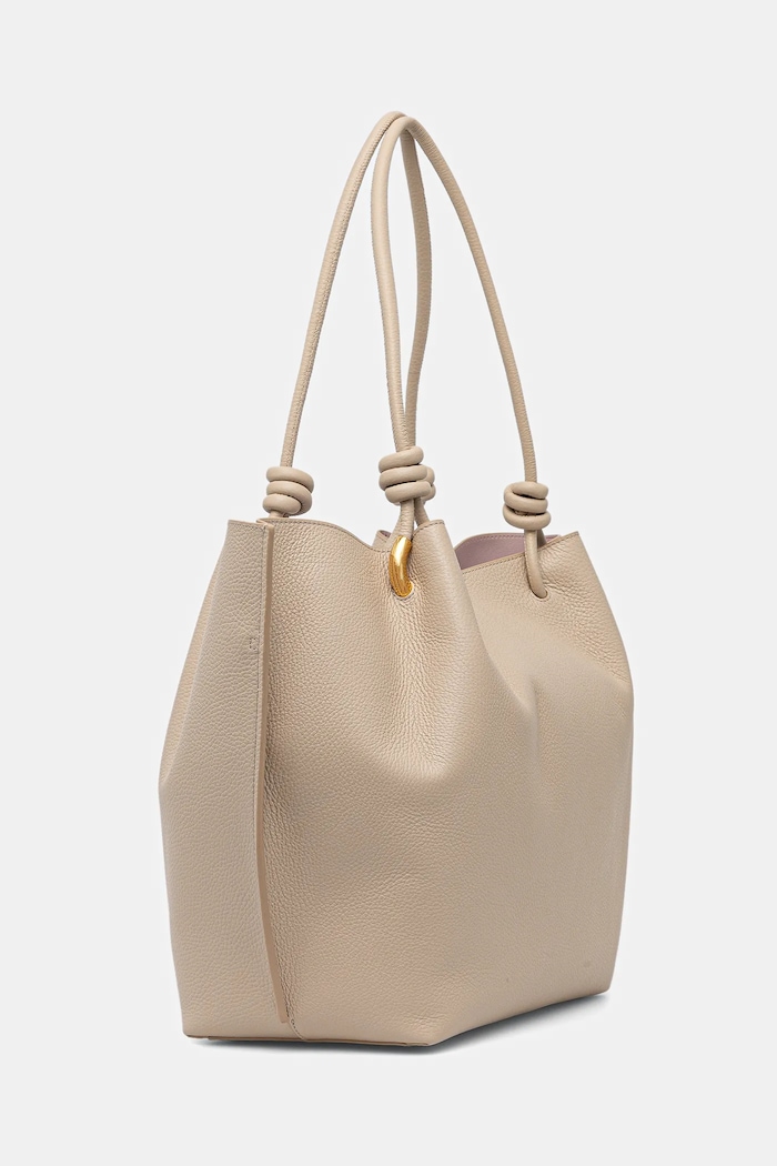 Coccinelle torebka shopper damska skórzana FINN E1.U07.11.01.01 beżowy SS26