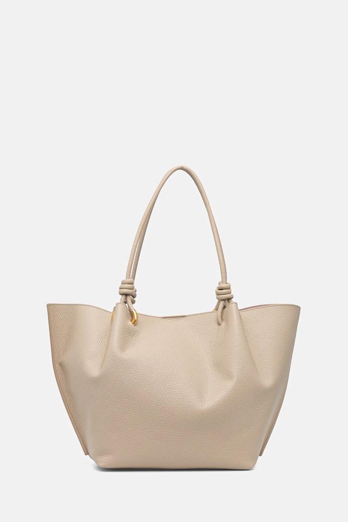 Akcesoria Coccinelle torebka shopper damska skórzana FINN E1.U07.11.01.01 beżowy