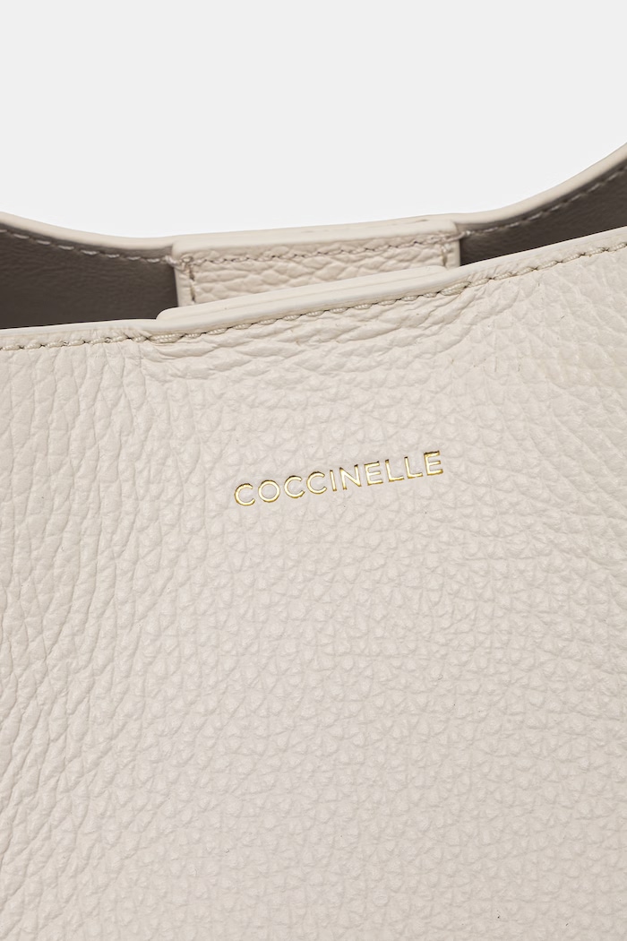 Coccinelle kabelka typu shopper dámska kožená FINN béžová E1.U07.11.02.01