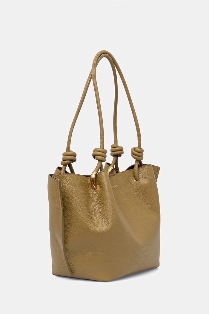 Coccinelle torebka shopper damska skórzana FINN E1.U07.11.02.01 złoty SS26