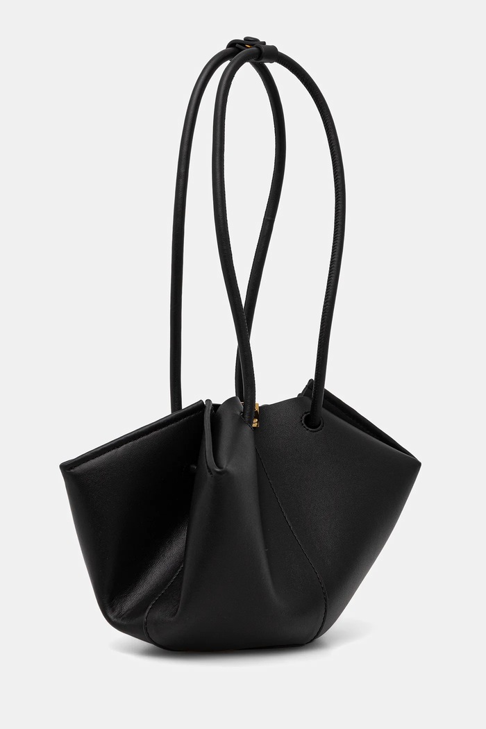 Coccinelle poșetă de piele KAMY E1.U2L.11.03.01 negru SS26