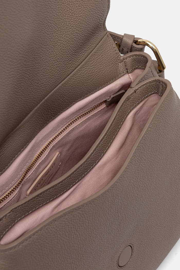 Coccinelle borsa a tracollo da donna in pelle MAVERY E1.U7F.18.01.01 marrone