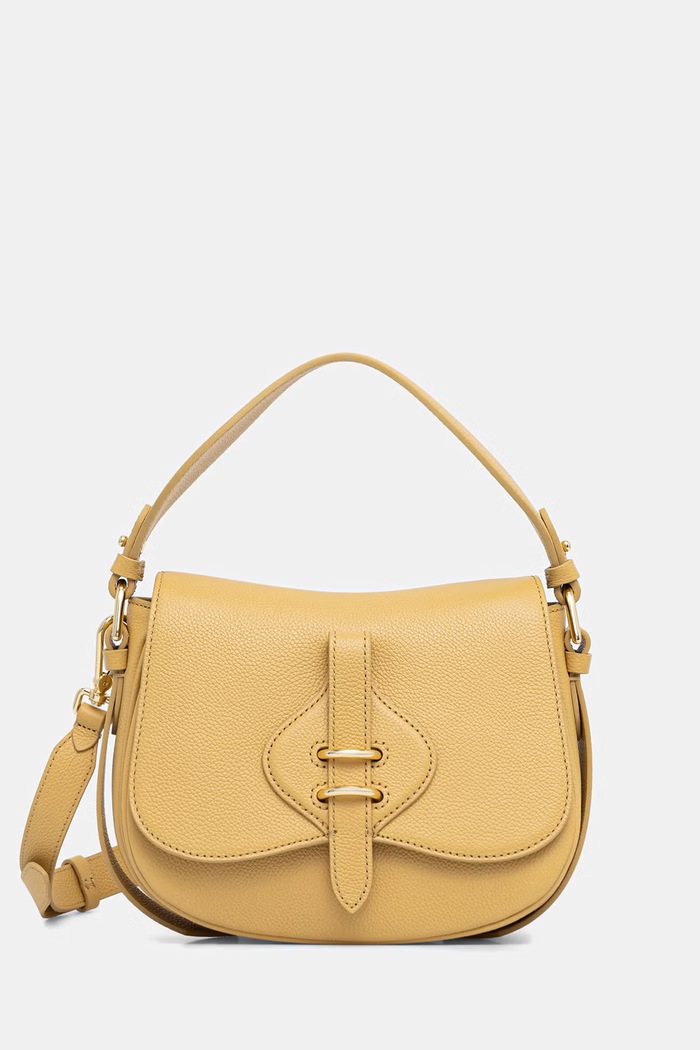 Coccinelle torebka crossbody damska skórzana MAVERY żółty E1.U7F.18.02.01