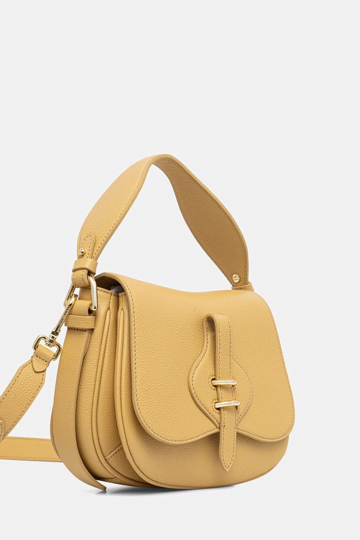 Coccinelle torebka crossbody damska skórzana MAVERY E1.U7F.18.02.01 żółty SS26
