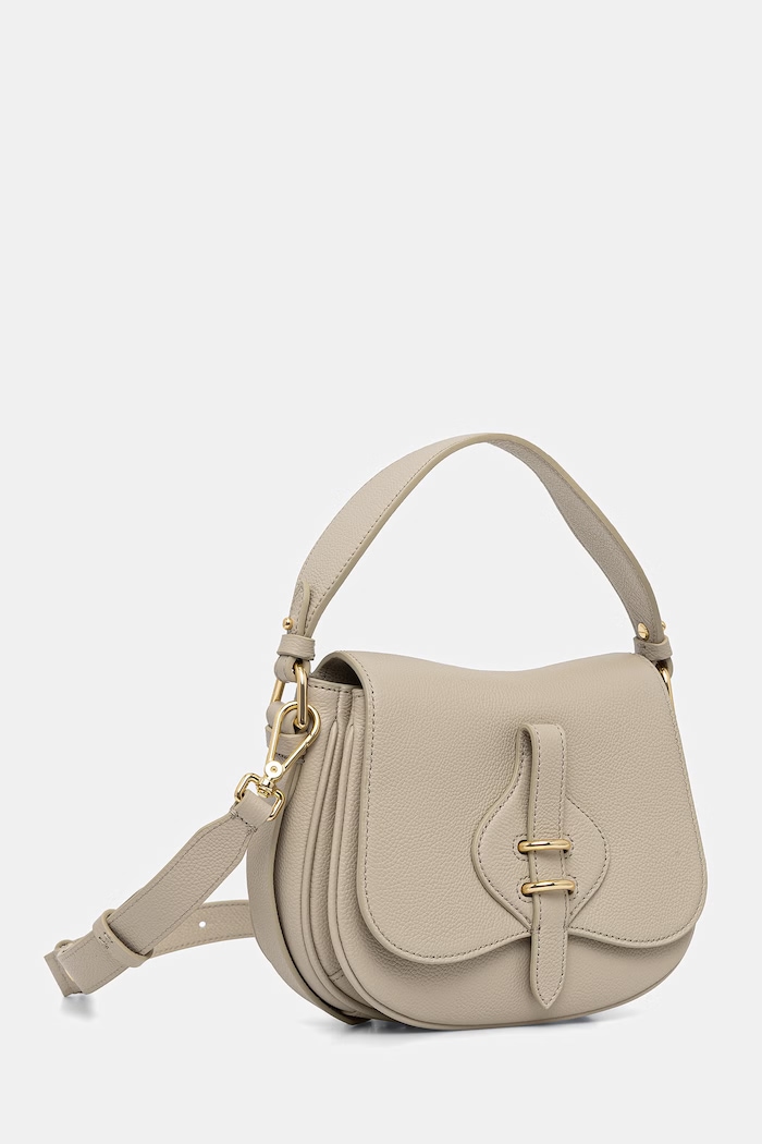 Coccinelle crossbody kabelka dámská kožená MAVERY E1.U7F.18.02.01 béžová SS26