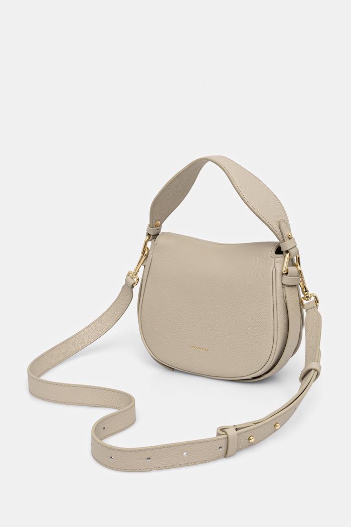 Doplňky Coccinelle crossbody kabelka dámská kožená MAVERY E1.U7F.18.02.01 béžová