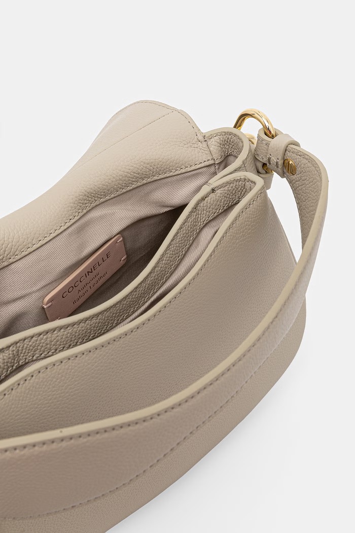 Coccinelle crossbody kabelka dámská kožená MAVERY E1.U7F.18.02.01 béžová