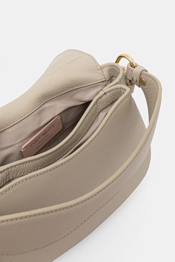 Coccinelle crossbody kabelka dámská kožená MAVERY E1.U7F.18.02.01 béžová
