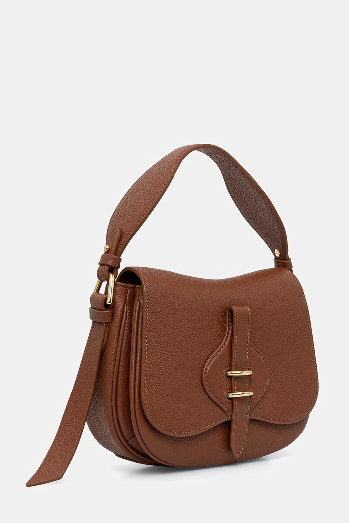 Coccinelle crossbody kabelka dámská kožená MAVERY E1.U7F.18.02.01 hnědá SS26
