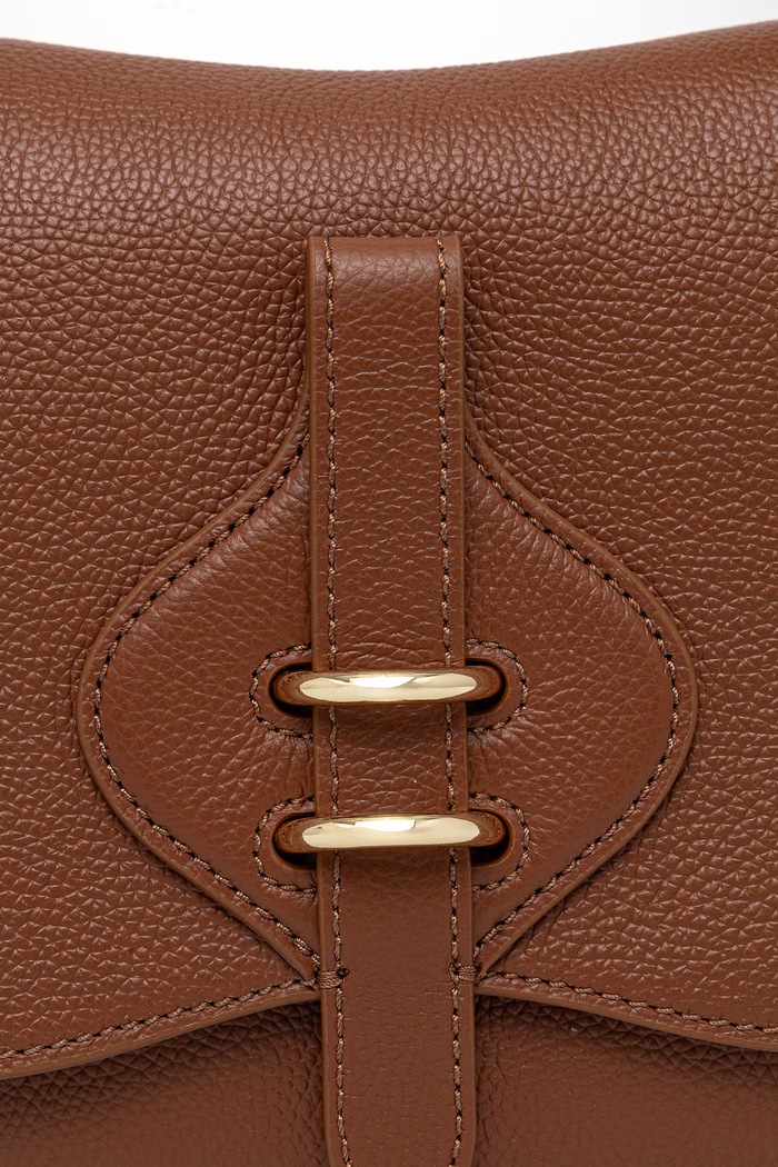 Coccinelle crossbody kabelka dámská kožená MAVERY hnědá E1.U7F.18.02.01
