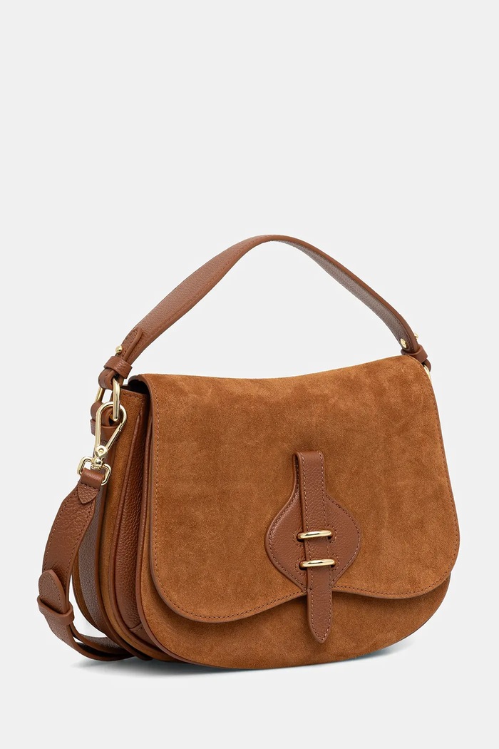 Doplňky Semišová kabelka Coccinelle MAVERY SUEDE E1.U7H.18.01.01 hnědá