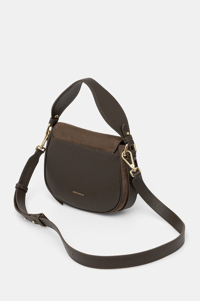 Αξεσουάρ Coccinelle χιαστί γυναικεία δέρμα σουέτ MAVERY SUEDE E1.U7H.18.02.01 πράσινο