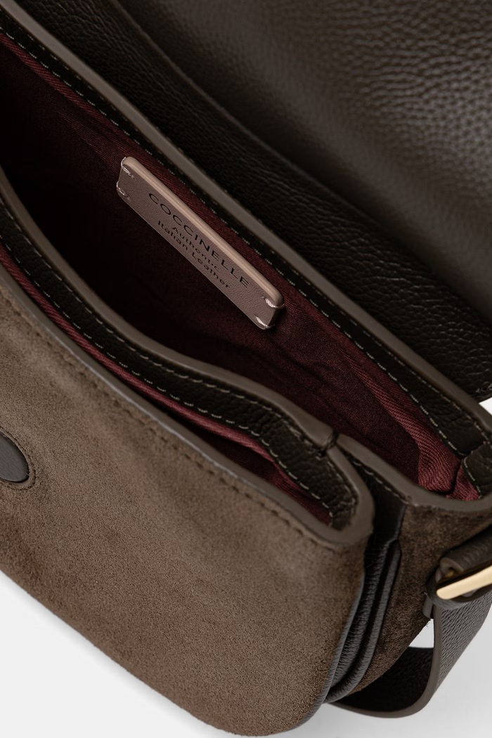 Coccinelle χιαστί γυναικεία δέρμα σουέτ MAVERY SUEDE E1.U7H.18.02.01 πράσινο