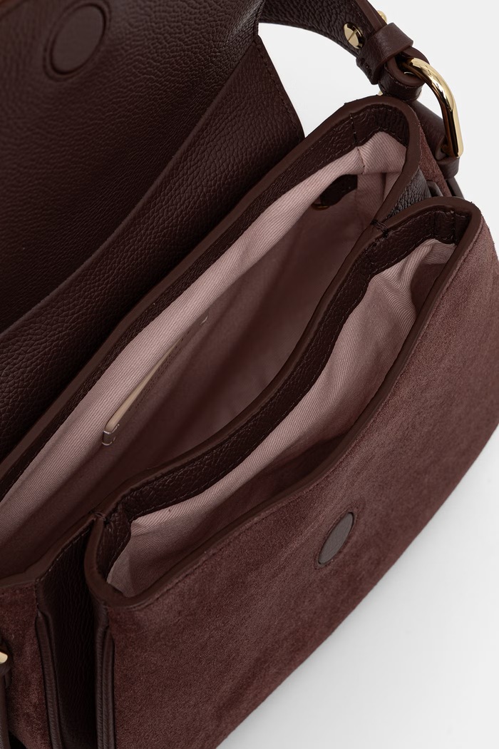 Coccinelle crossbody kabelka dámska semišová MAVERY SUEDE E1.U7H.18.02.01 hnedá