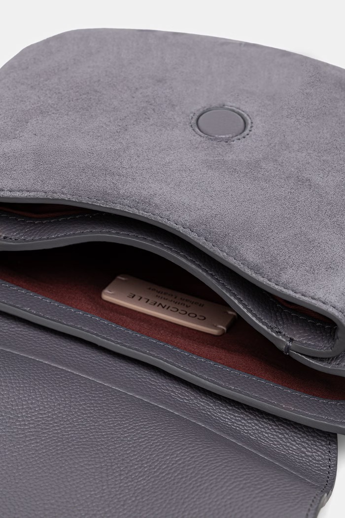 Coccinelle torebka crossbody damska zamszowa MAVERY SUEDE E1.U7H.18.02.01 szary