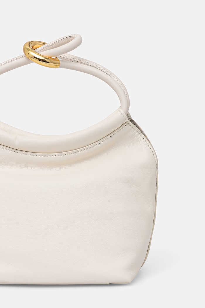 Αξεσουάρ Coccinelle σάκος γυναικείος δερμάτινος FINN POUCH E1.UAA.58.01.01 μπεζ