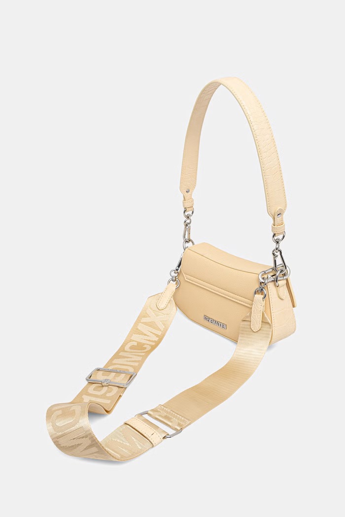 Doplnky Steve Madden dámska crossbody kabelka Btaiga SM13002433 béžová