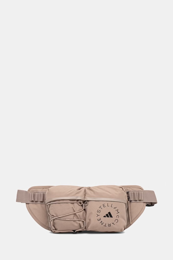 Спортна чанта за кръст adidas by Stella McCartney Bumbag изчистен кафяв KC4217