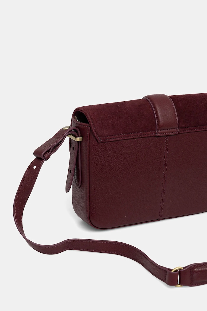 Doplnky Semišová kabelka Barbour Rosa LBA0508 burgundské