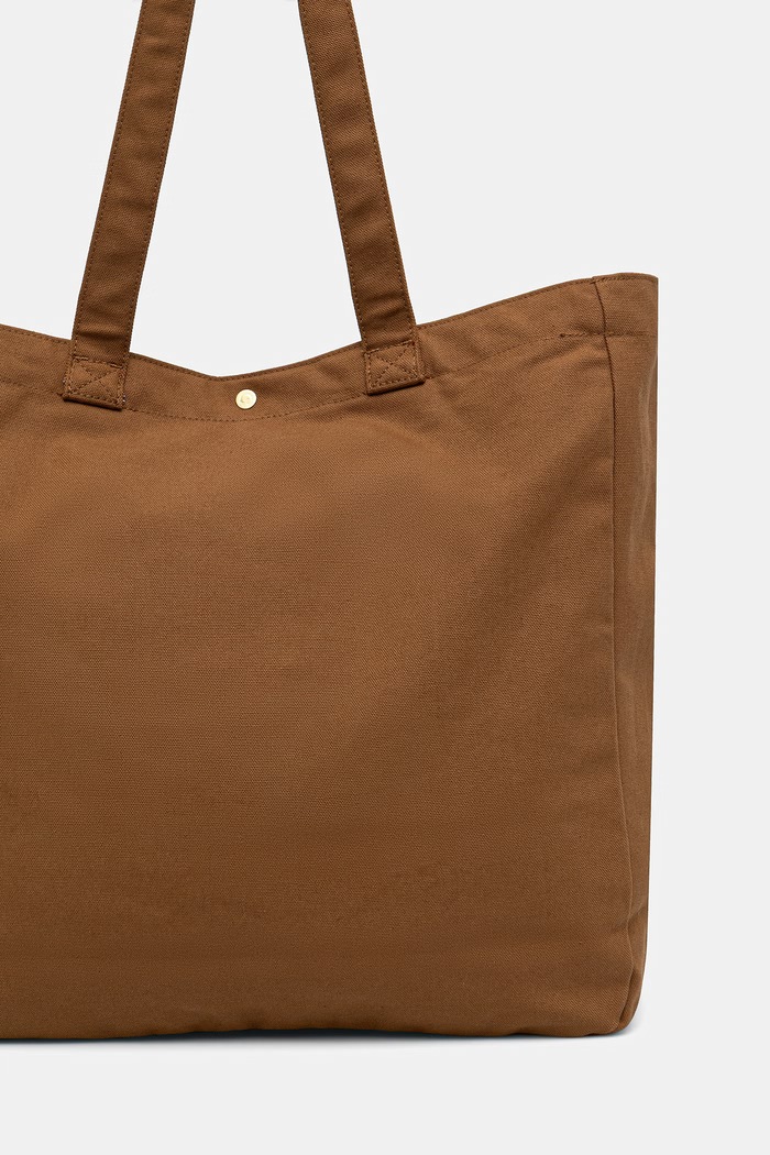Doplňky Bavlněná kabelka Carhartt WIP Bay Tote I036333.HZ01 hnědá