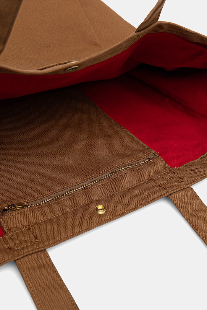 Bavlněná kabelka Carhartt WIP Bay Tote I036333.HZ01 hnědá