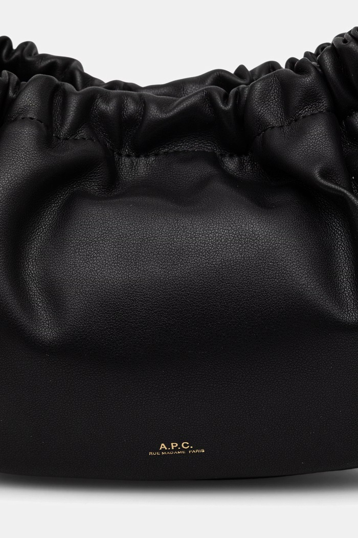 A.P.C. torebka SAC NINON HOOP czarny PUAAT.F67049