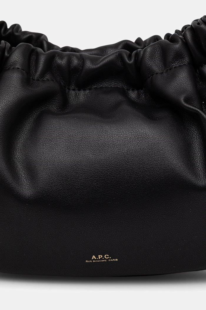 A.P.C. torebka SAC NINON HOOP czarny PUAAT.F67049