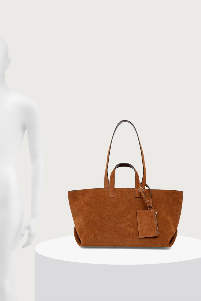 A.P.C. Kabelka typu shopper dámska semišová LE DRUMMER PXCAL.F67057