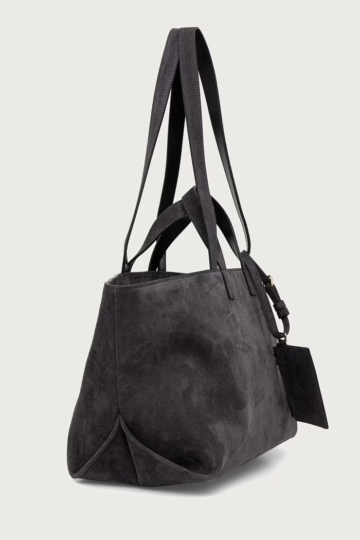A.P.C. Kabelka typu shopper dámska semišová LE DRUMMER PXCAL.F67057 sivá SS26