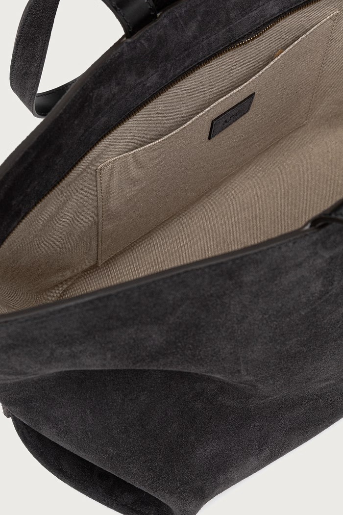 Kabelka typu shopper dámska semišová LE DRUMMER A.P.C. PXCAL.F67057 sivá