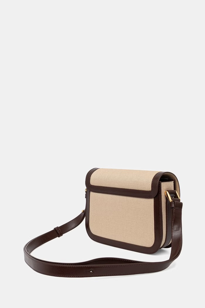 Doplnky A.P.C. crossbody kabelka dámska SAC GRACE SMALL LIAFB.F61413 béžová