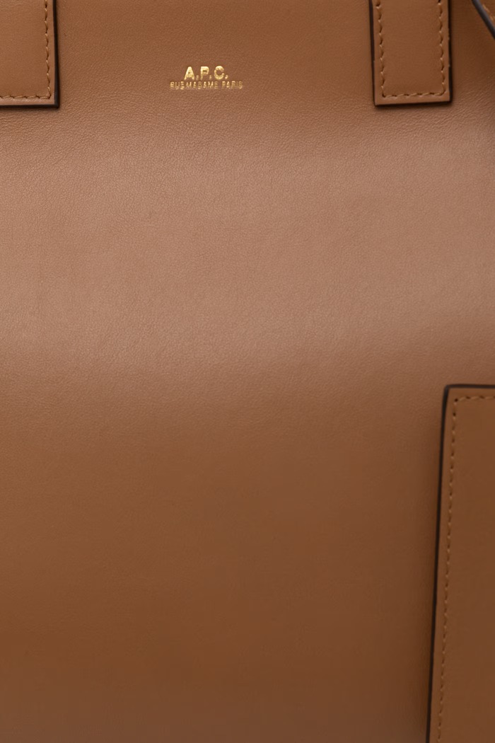 A.P.C. LE DRUMMER torebka shopper damska skórzana brązowy PXCCY.F67057