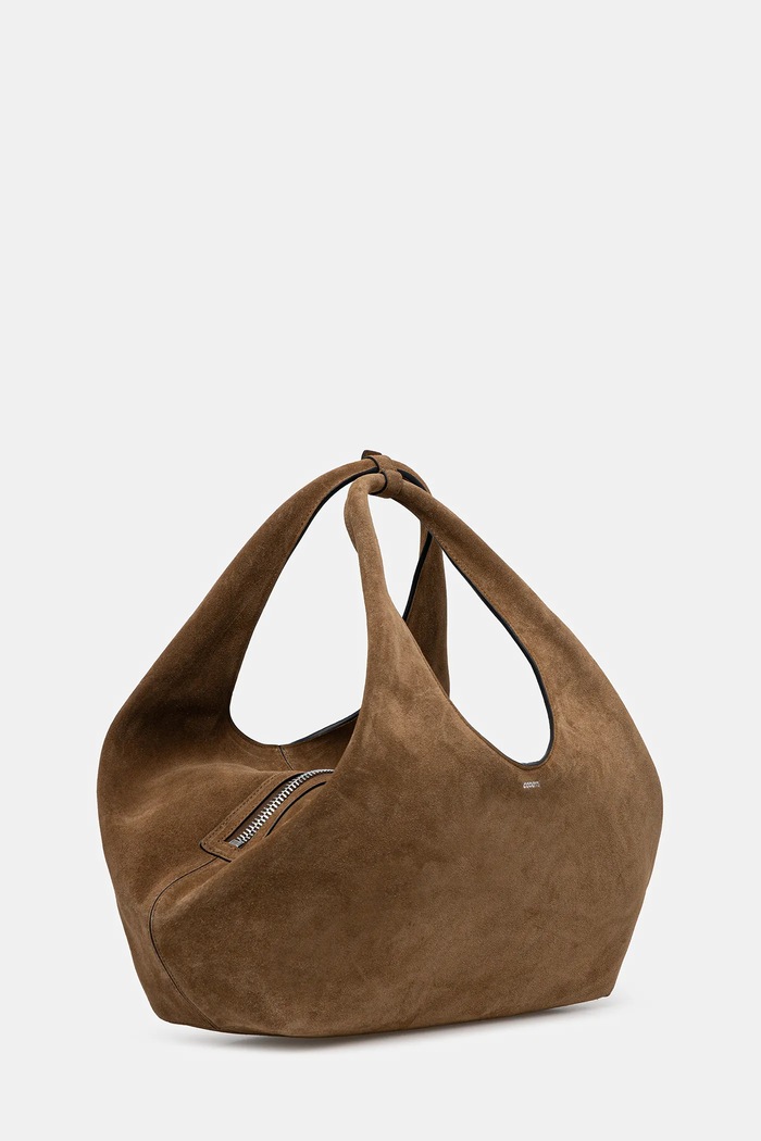 Замшевая сумочка Coperni Folded COPBA131F6049 коричневый SS26