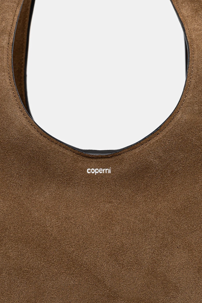 Замшевая сумочка Coperni Folded коричневый COPBA131F6049