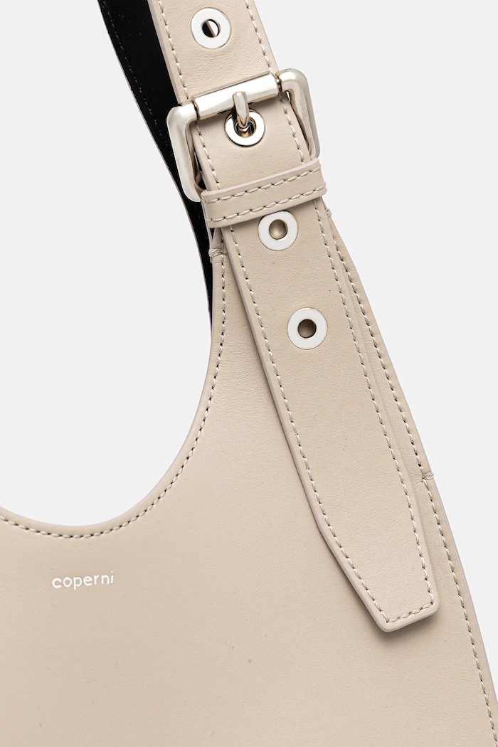 Кожаная сумочка Coperni Heart бежевый COPBA112F6066