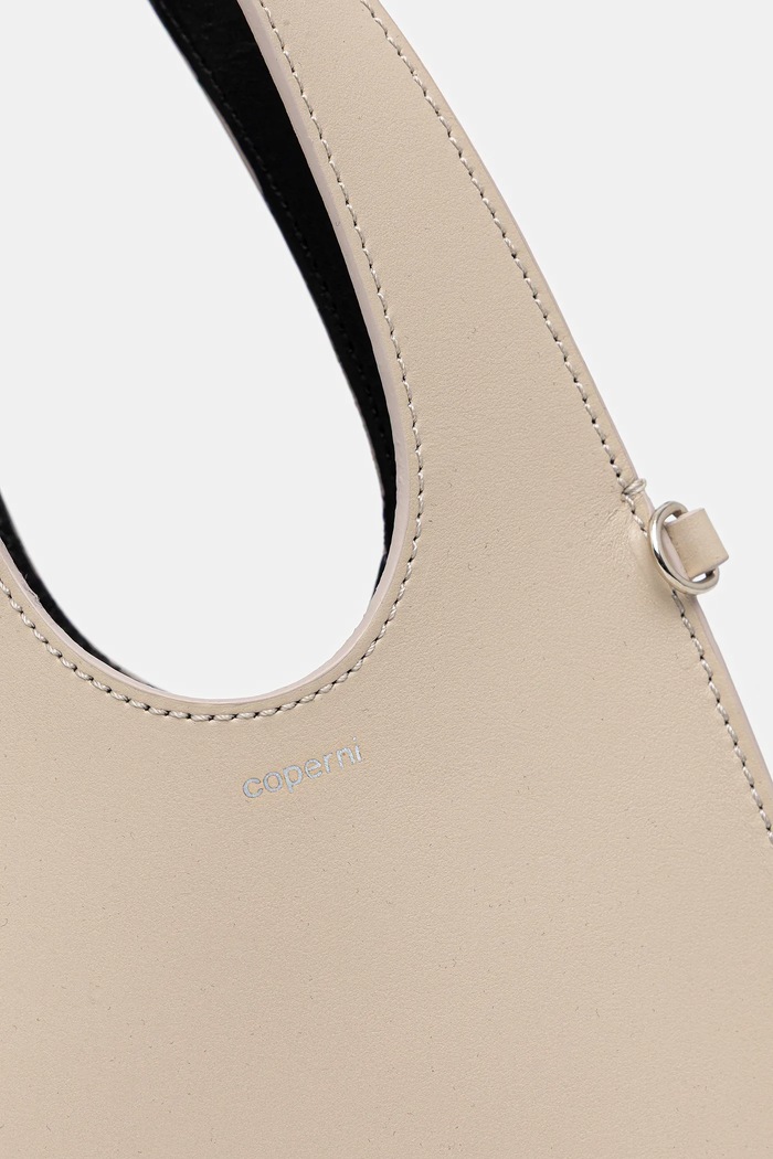Шкіряна сумочка Coperni Mini Heart бежевий COPBA93F6066