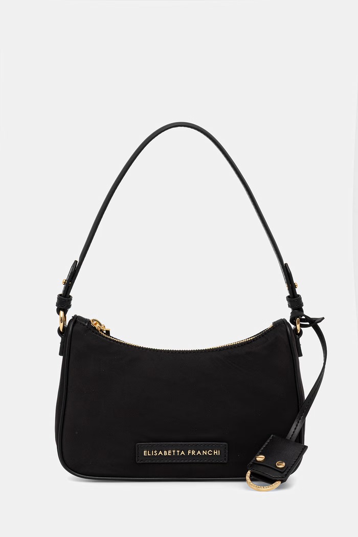 Elisabetta Franchi Τσάντα χιαστί Γυναικεία μαύρο BS95A61E2