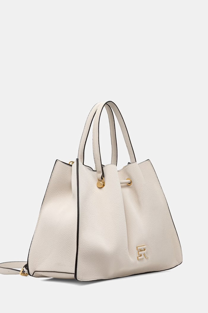 ERMANNO Firenze shopper torba ženska iz umetnega usnja 12402132 bež SS26
