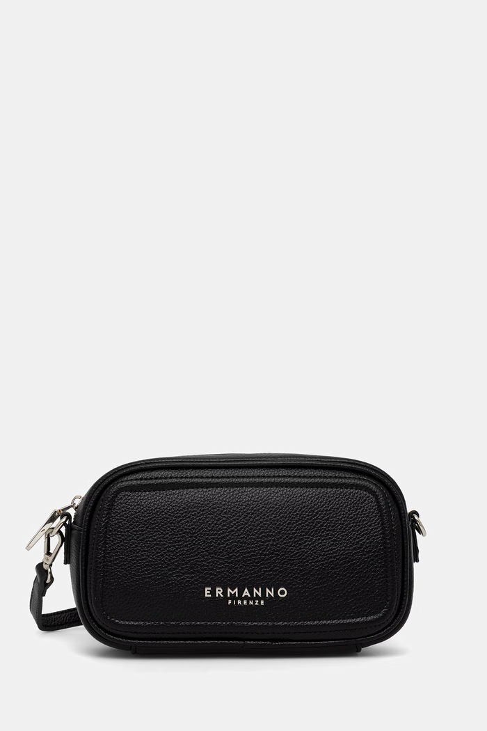 ERMANNO Firenze Crossbody torbica ženska iz umetnega usnja črna 12402143