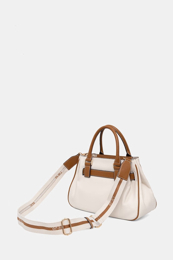 Doplnky Liu Jo crossbody kabelka dámska z imitácie kože AA6032.E1120 béžová