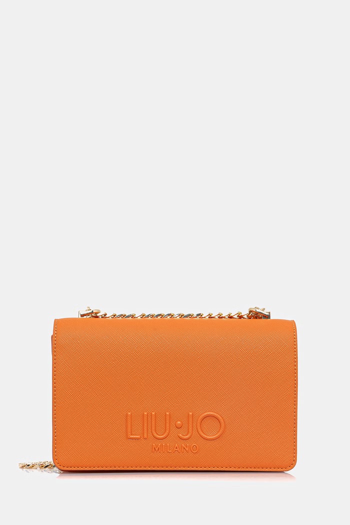 Kabelka Liu Jo nášivka oranžová AA6056.ES029