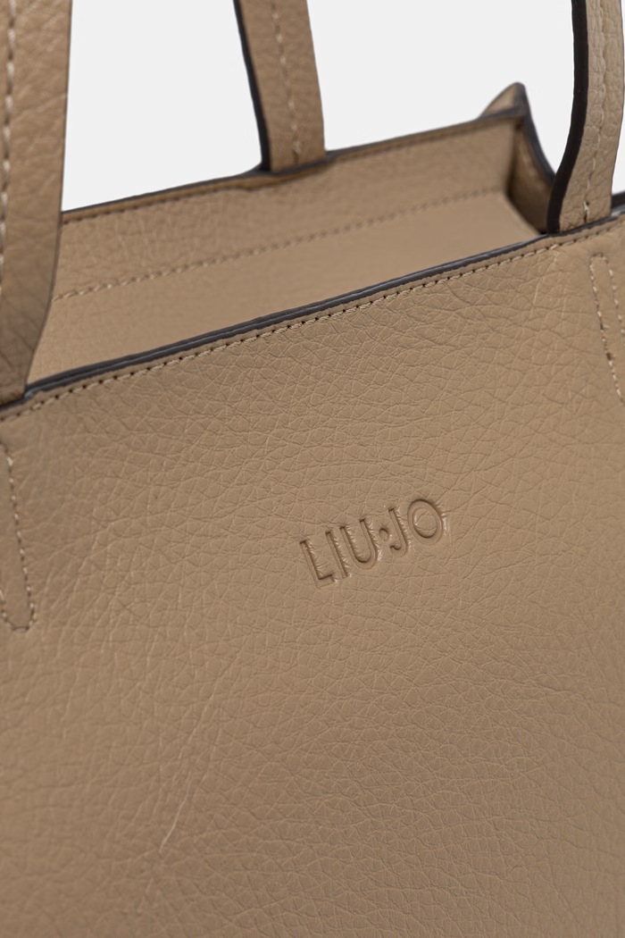 Liu Jo torebka shopper damska z imitacji skóry zielony AA6080.E1109