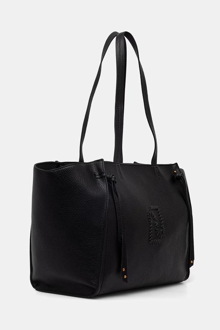 Liu Jo geantă shopper pentru femei, cu imitație de piele AA6080.E1109 negru SS26