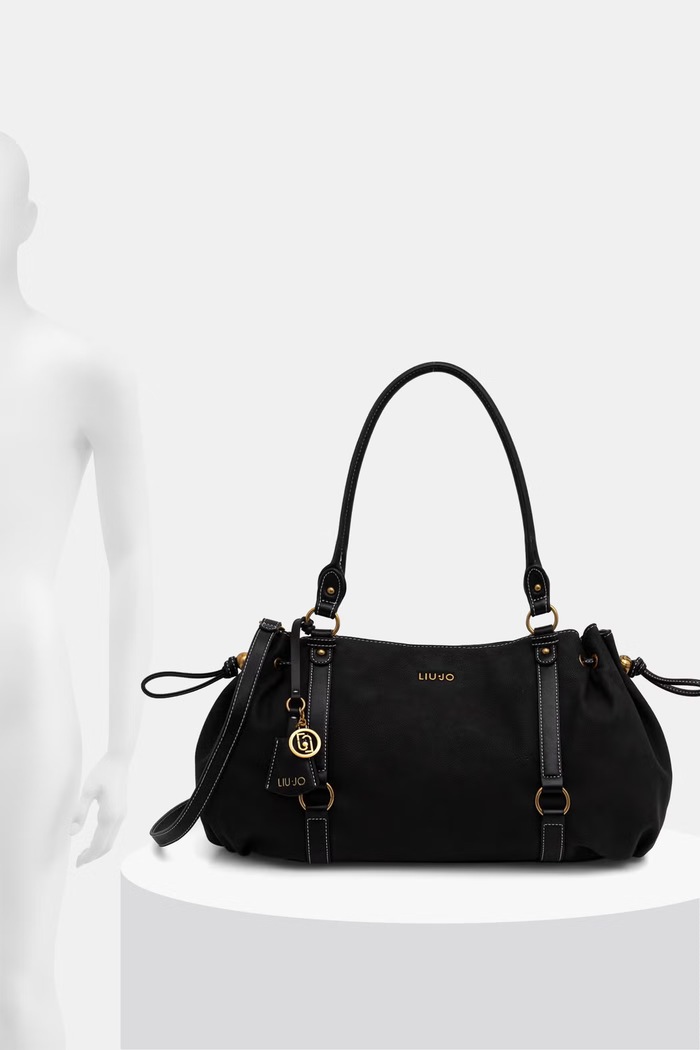 Liu Jo torebka shopper damska z imitacji zamszu AA6082.E1116