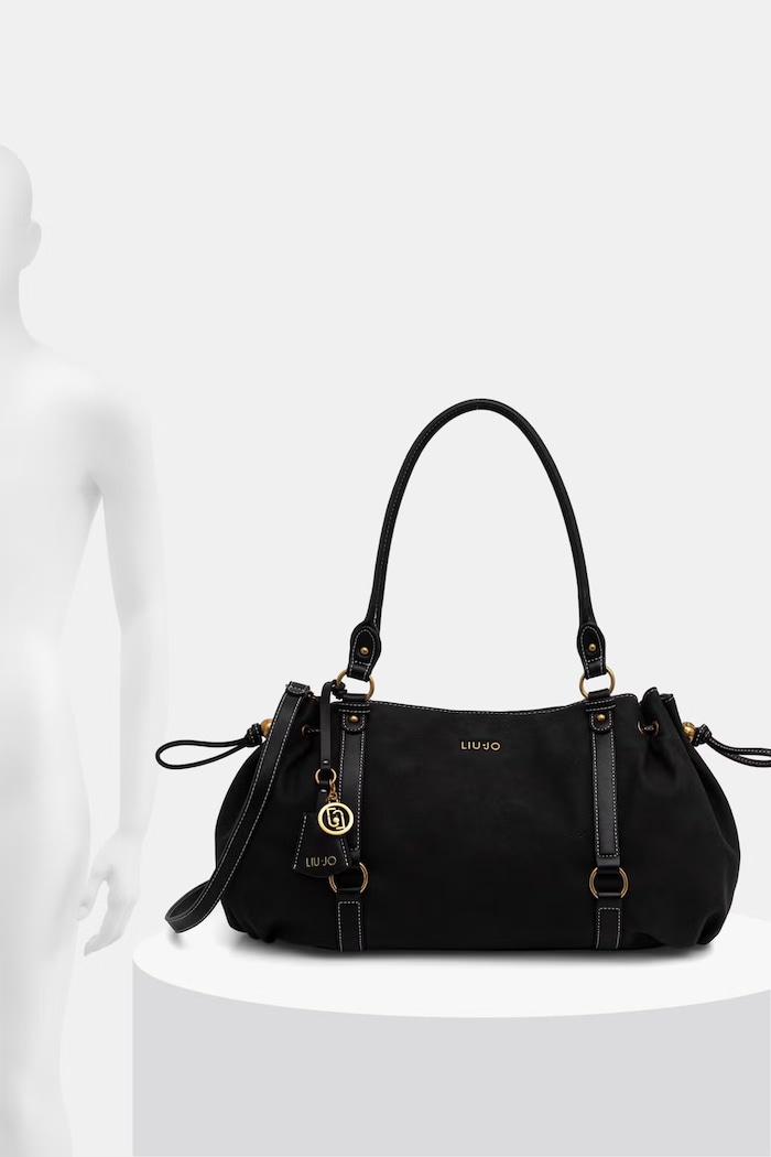 Liu Jo torebka shopper damska z imitacji zamszu AA6082.E1116