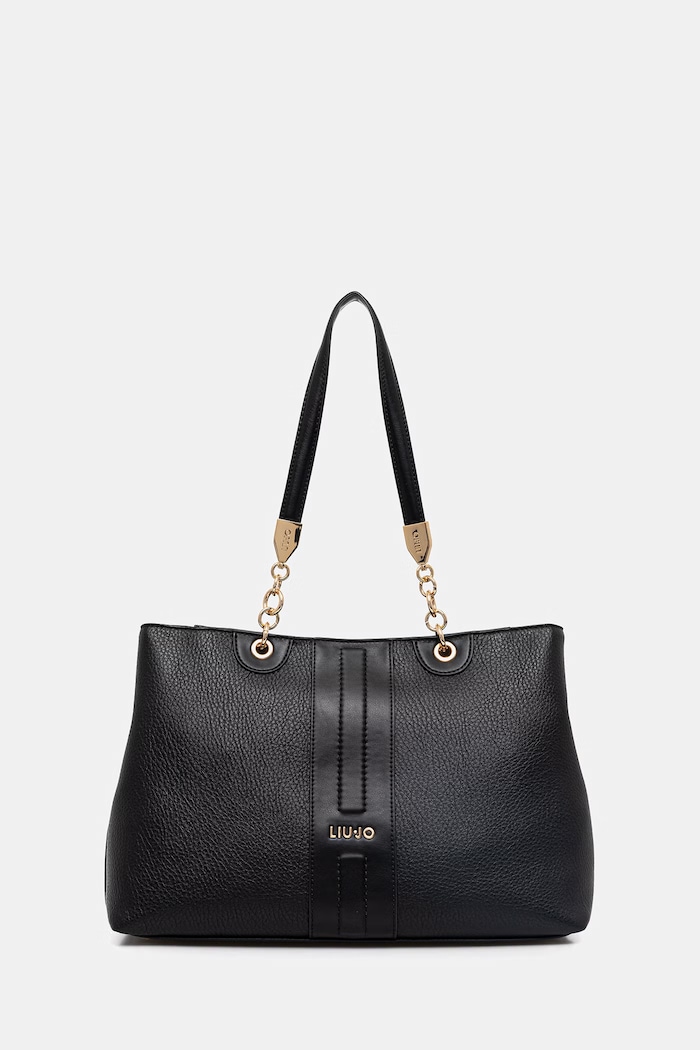 Torba Liu Jo bez uzorka crna AA6104.E1109