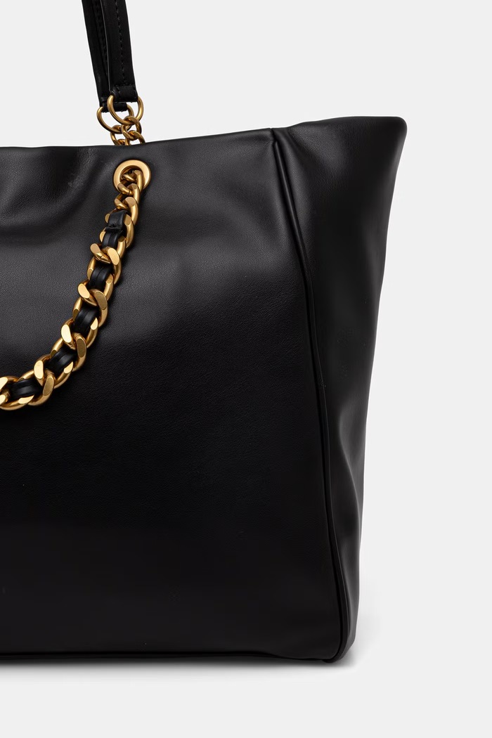 Akcesoria Liu Jo torebka shopper damska z imitacji skóry AA6116.E0958 czarny
